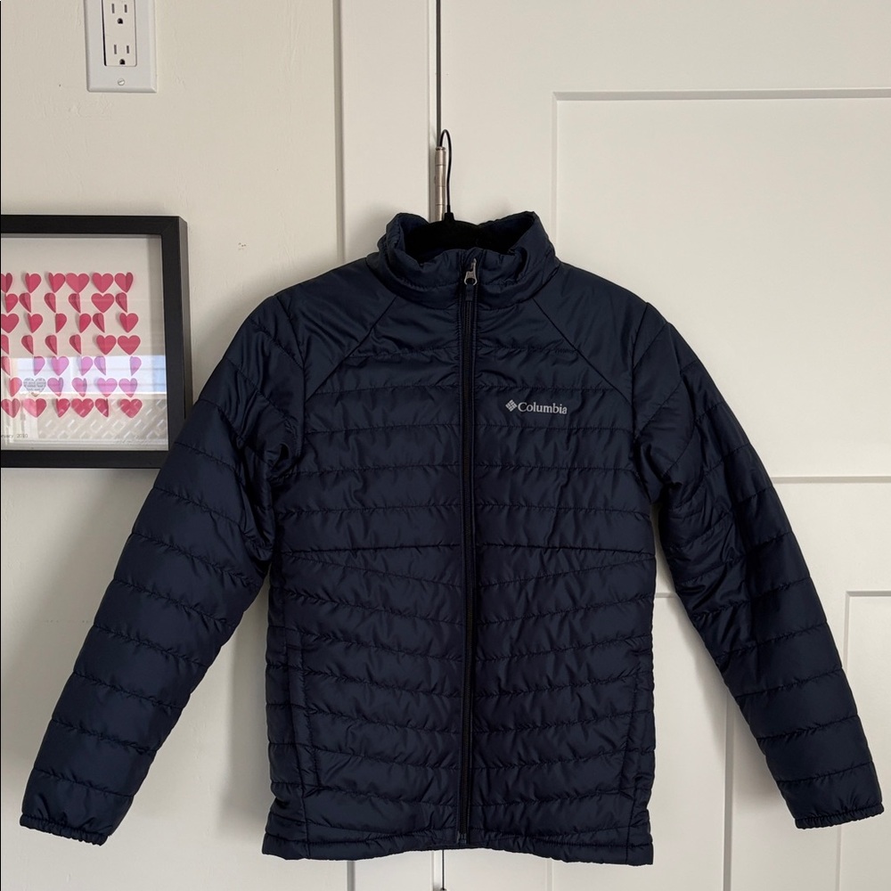 Columbia Kids Navy Lightweight Packable Puffer Jacket